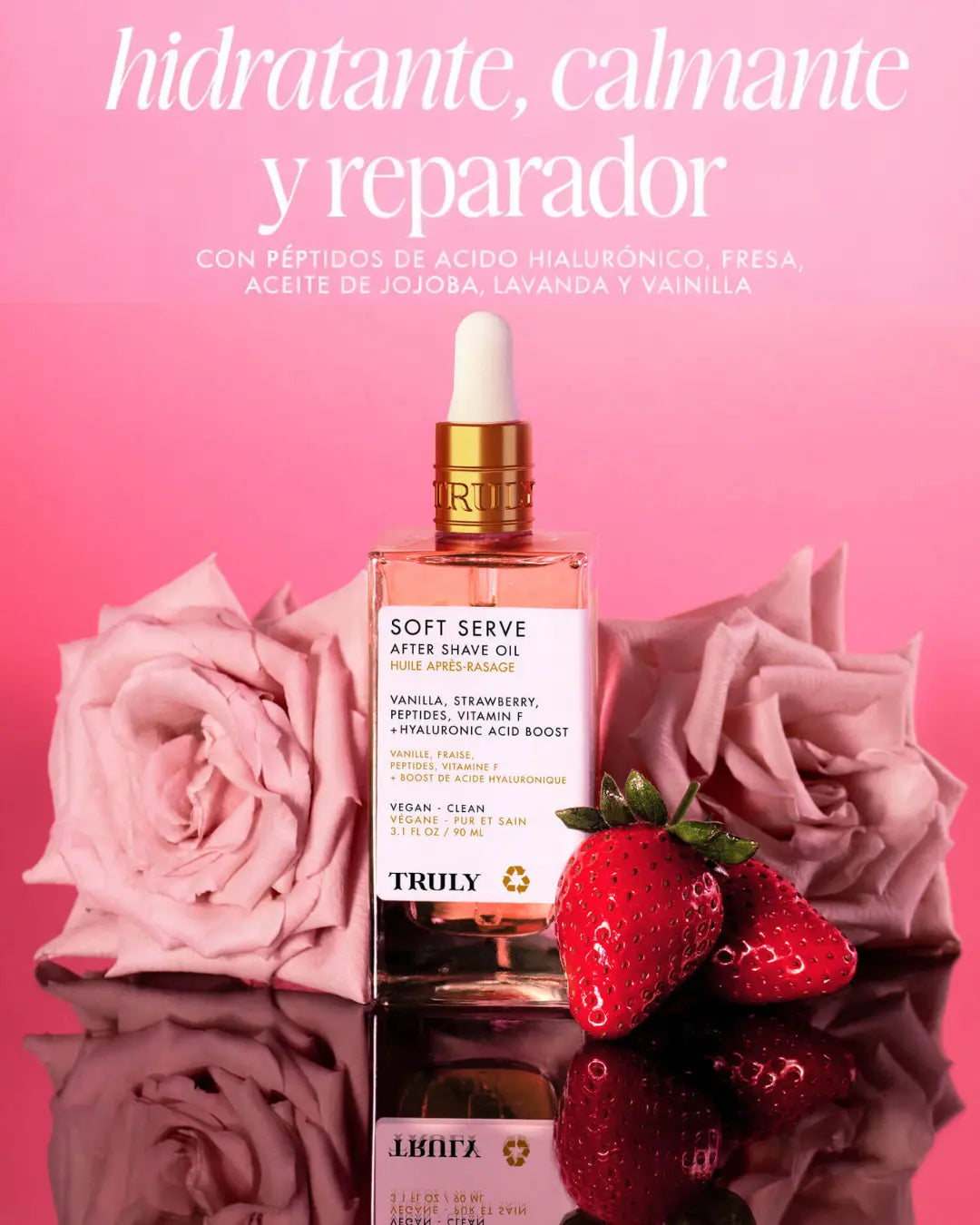 TRULY Soft Serve After Shave Oil - Aceite Post-Afeitado