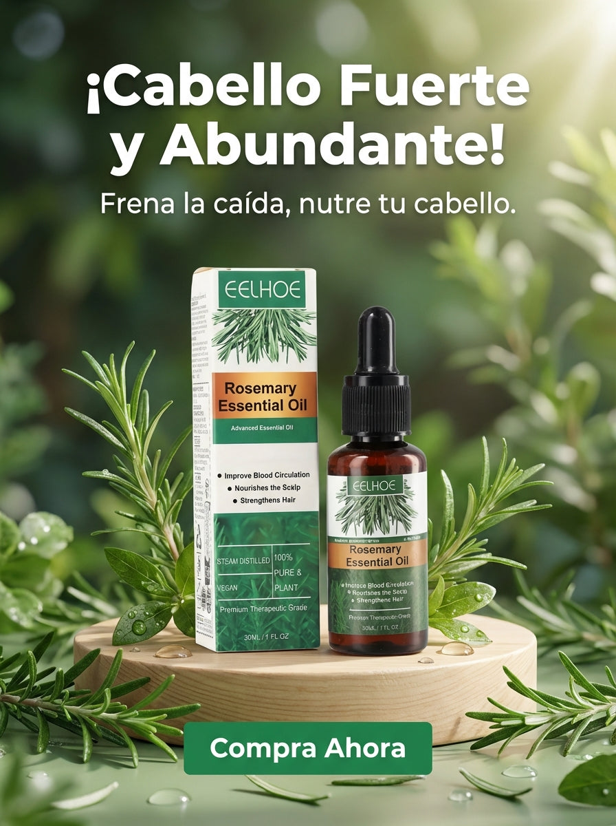 Rosemary Essential Oil – Aceite Esencial de Romero para Crecimiento Capilar y Cuidado de la Piel (30 ml)