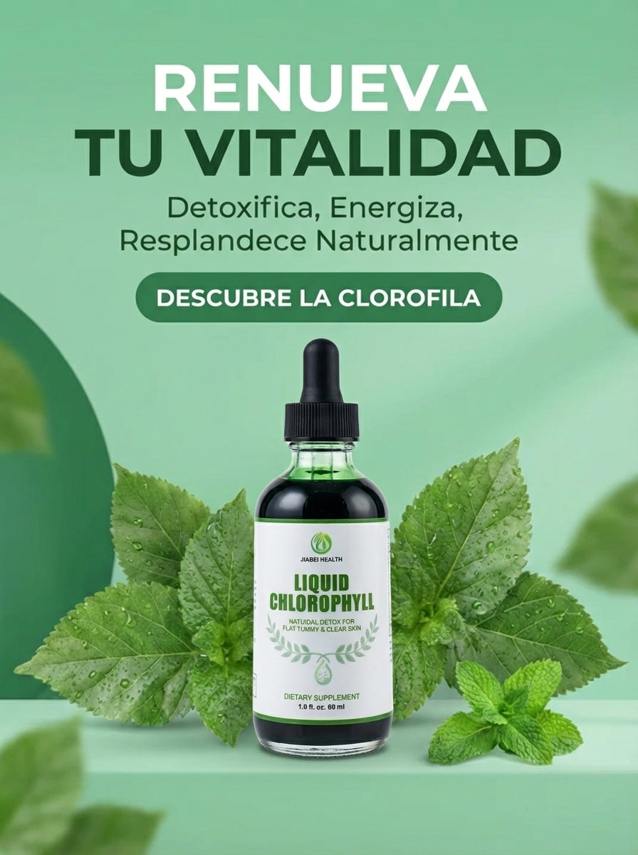 Liquid Chlorophyll – Clorofila Líquida Concentrada con Menta (60 ml)