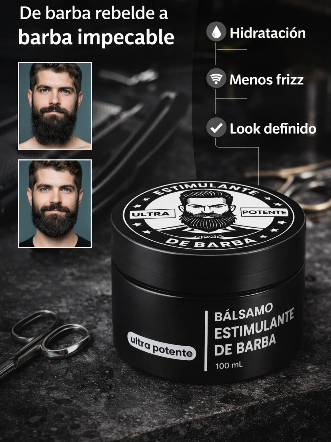 APOLO - Estimulante ultra potente de barba (100 ml)