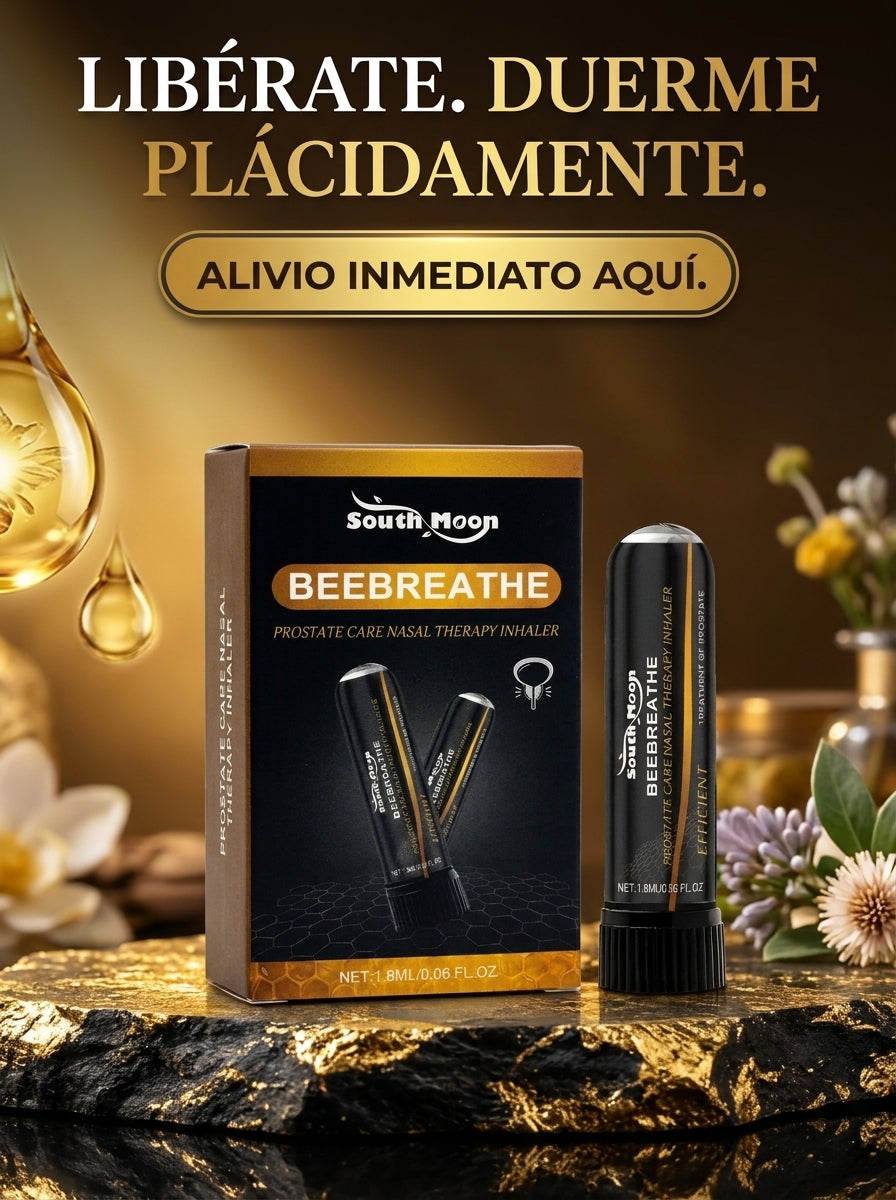 BeeBreathe Prostate Care – Inhalador Nasal Terapia Natural para Próstata y Bienestar Masculino