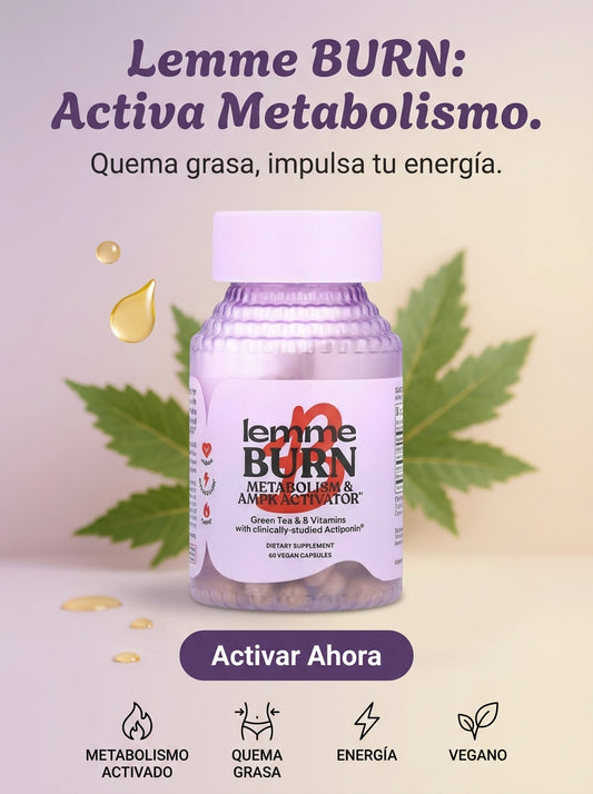 Lemme Burn – Cápsulas para Activar el Metabolismo y Control del Peso (60 Cápsulas)
