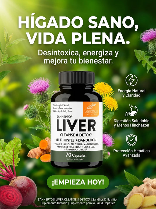 LIVER – Soporte y Limpieza Hepática Natural (70 Cápsulas)
