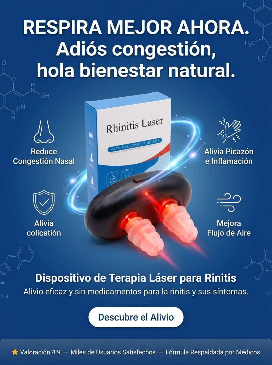 Rhinitis Laser – Alivio Natural para la Congestión Nasal con Terapia de Luz Roja