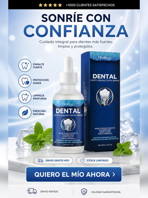 Dental Repair Formula – Cuidado Dental Avanzado con Nano-Hidroxiapatita (Tratamiento Diario)